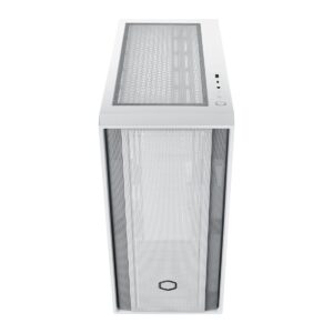 GABINETE COOLER MASTER MASTERBOX 600 LITE E-ATX LATERAL EM VIDRO TEMPERADO BRANCO  |  MB600L-WGNN-S00