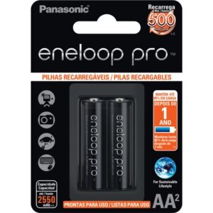 PILHA RECARREGAVEL 2550MA AA C/2 BK-3HCCE/2BB