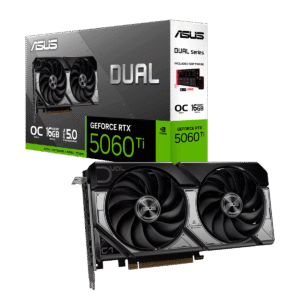 GPU ASUS RTX 5060 TI DUAL 2X 16GB - 128 BITS - HDMI/3X DP - 90YV0MH0-M0NA00