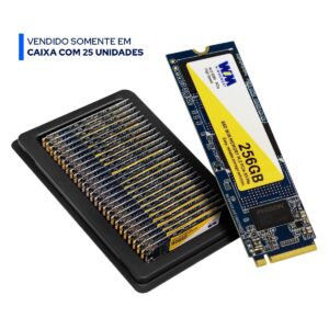 SSD WINMEMORY 256GB M.2 2280 NVME PCIE3.0 LEIT.2500MB/S GRAV.2100MB/S OEM - BANDEJA