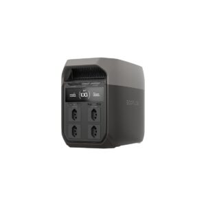 ECOFLOW DELTA 3 1800W X-BOOST 2200W 1024WH SAIDA 127V / ENTRADA SOLAR 500W  |  EFDELTA3-BR
