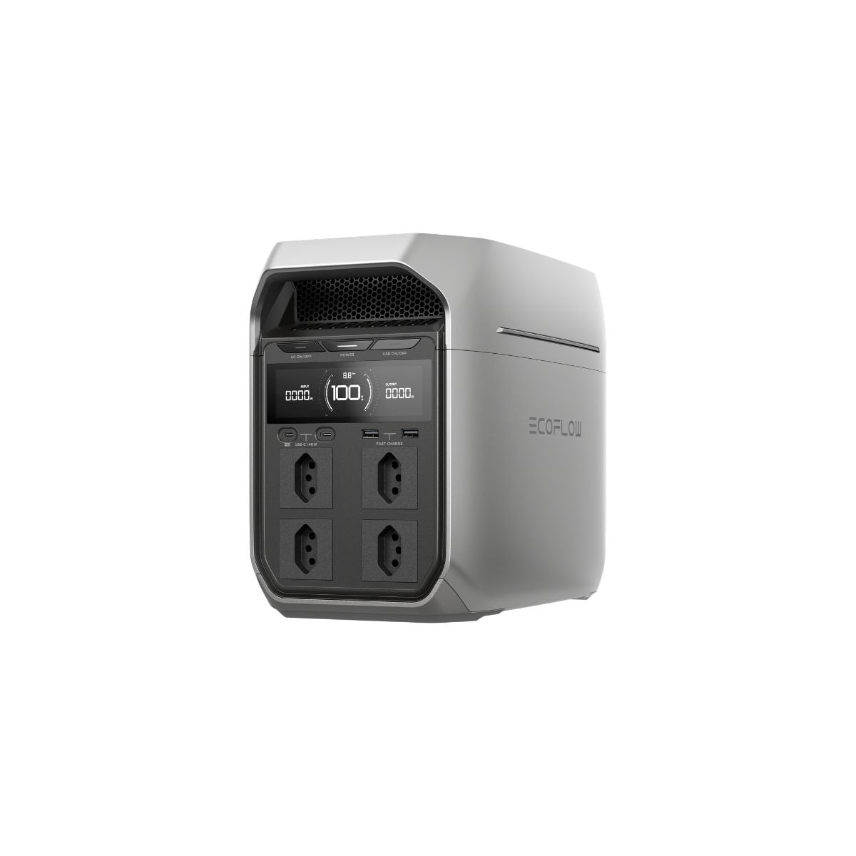 ECOFLOW DELTA 3 PLUS 1800W X-BOOST 2200W 1024WH SAIDA 127V / ENTRADA SOLAR 1000W | EFDELTA3P-BR