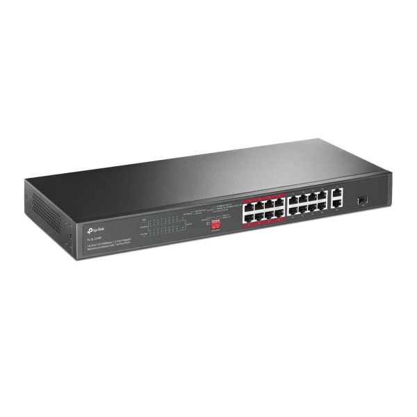 SWITCH 16 PORTAS TL-SL1218P GIGA POE+ - Imagem 2