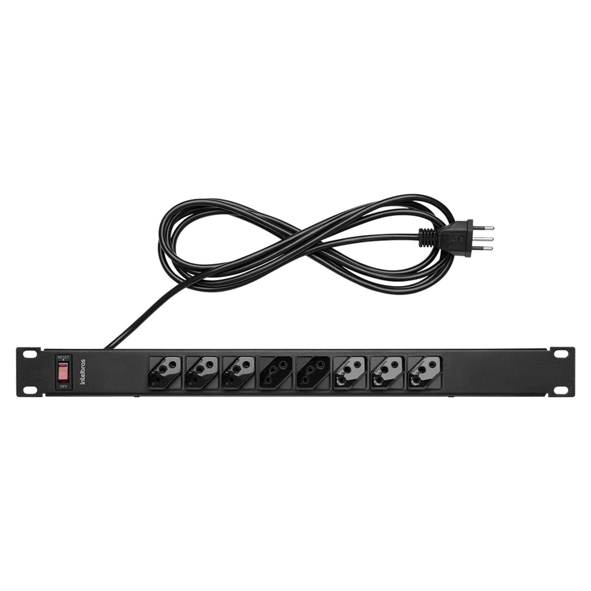 PROTETOR ELETRONICO C/ 8 TOMADAS P/ RACK EPR 208+ 3 METROS 4824302
