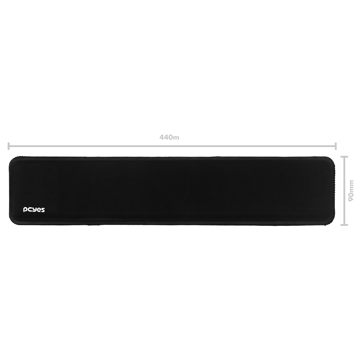 APOIO DE PULSO ERGONOMICO EM SILICONE BASE EMBORRACHADA PCYES - 450 X 93 MM PAS01 - Imagem 5