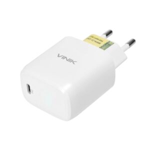 CARREGADOR DE PAREDE 20W COM 1 SAIDA TIPO C 12V - BRANCO