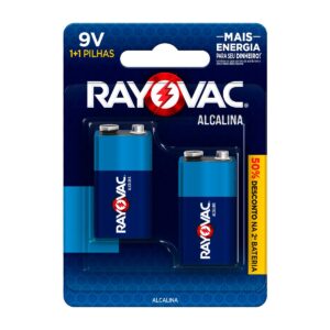BATERIA ALCALINA 9V COM 2 20985