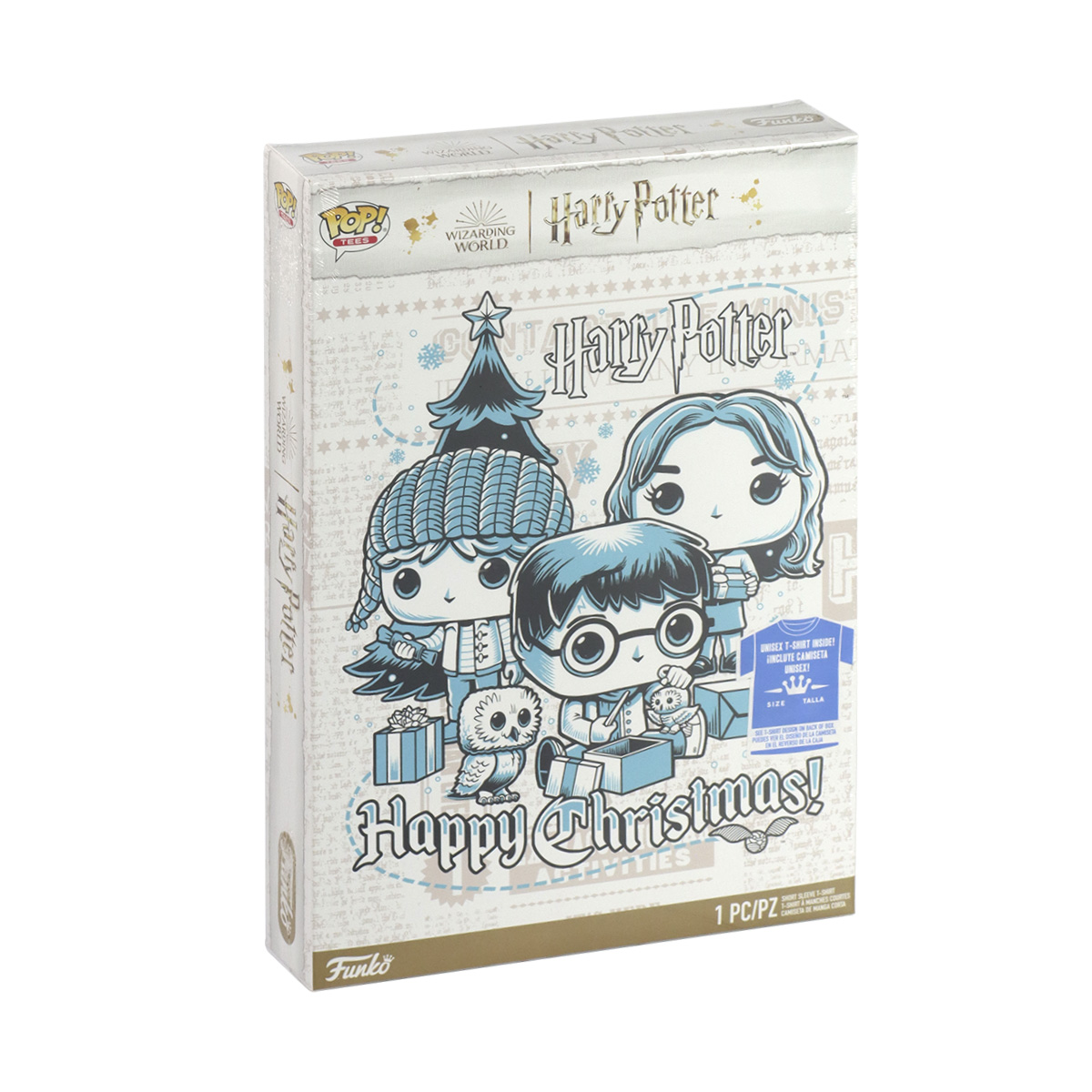 POP! TEES CAMISETA HARRY POTTER - RON, HERMIONE E HARRY - HOLIDAY - TAM. M - Imagem 2