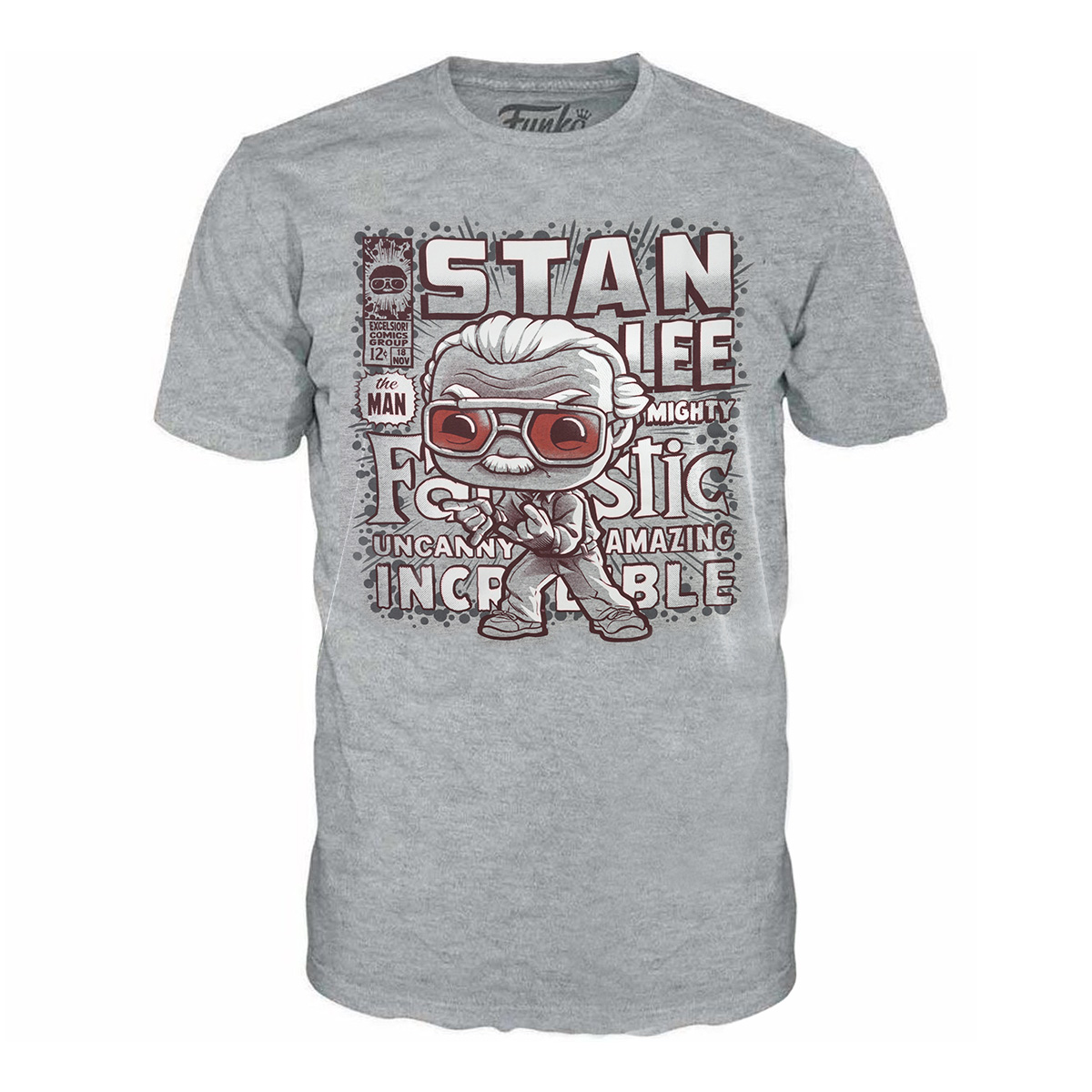 POP! TEES CAMISETA MARVEL- STAN LEE - TAM. PP