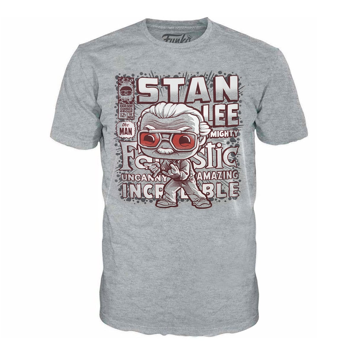POP! TEES CAMISETA MARVEL- STAN LEE - TAM. G