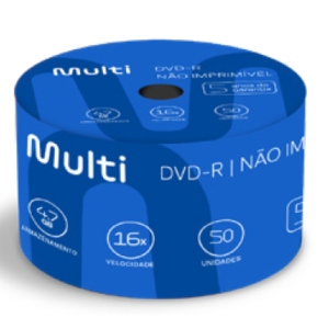 DVD-R 4.7GB 16X PINO COM 50 SHRINK DV061