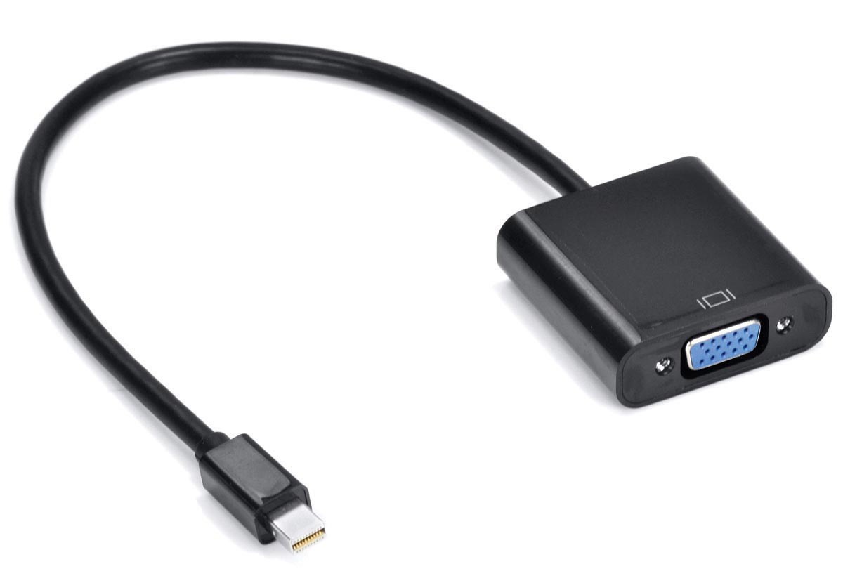 CABO ADAPTADOR/CONVERSOR MINI DISPLAYPORT PARA PARA VGA FÊMEA 30 CM