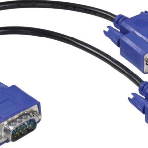 CABO Y VGA MACHO X 2 VGA FÊMEA 15 PINOS AVY-1M/2F