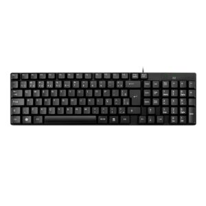 TECLADO BÁSICO SLIM LASER USB PRETO TC193