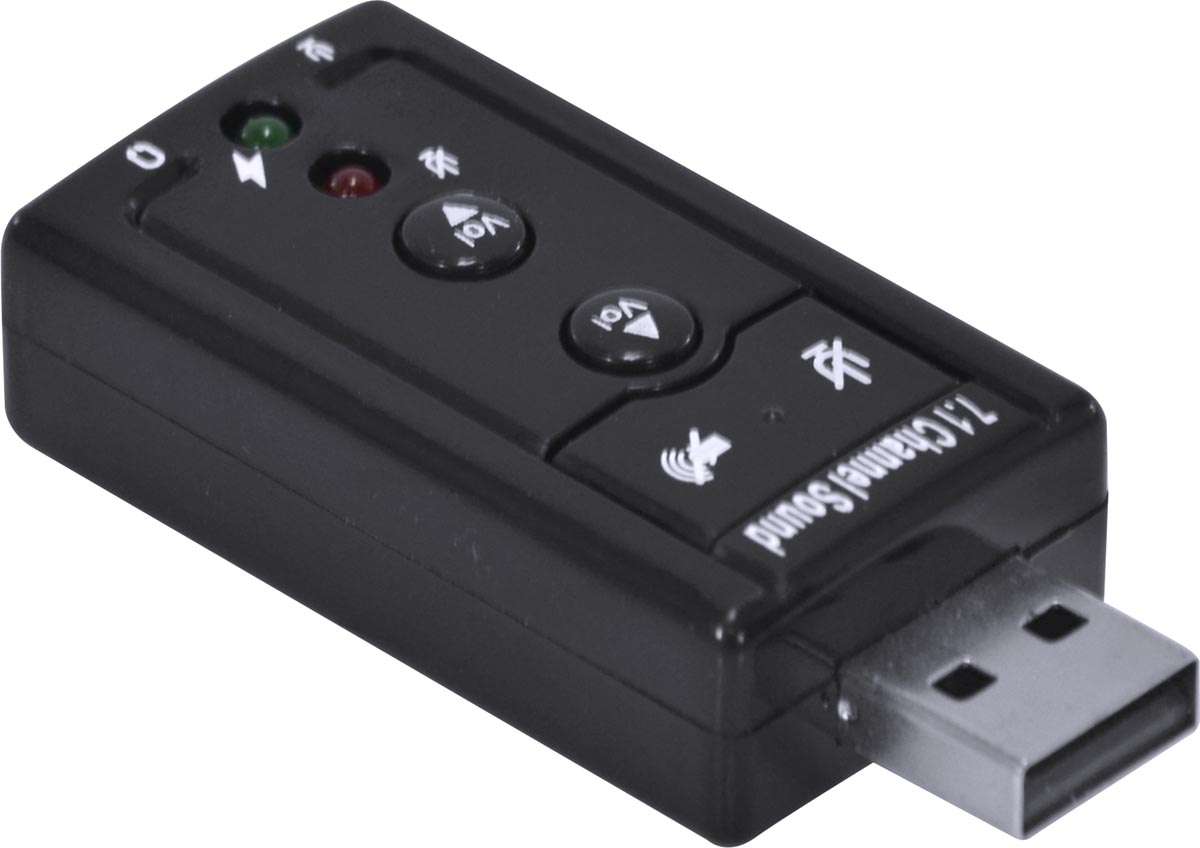 ADAPTADOR PLACA DE SOM USB 7.1 CANAIS VIRTUAL AUSB71 - Imagem 6