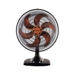 VENTILADOR OSC MESA TURBO 50CM 6 PÁS - 220V - PRETO/BRONZE