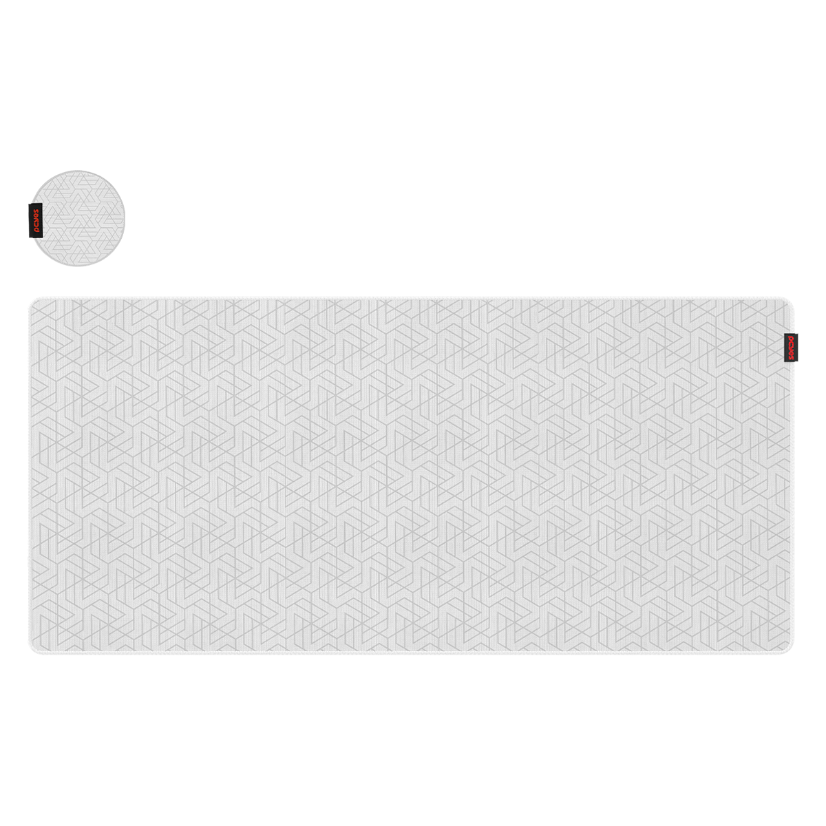 MOUSE PAD GAMER PCYES MAZE EXTENDED WHITE GHOST - 900 X 420 - PMM90X42WG