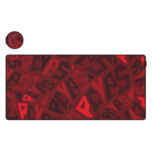 MOUSE PAD GAMER PCYES SIGNATURE EXTENDED RED MAGMA LIMITED - 900 X 420 - PMS90X42RM