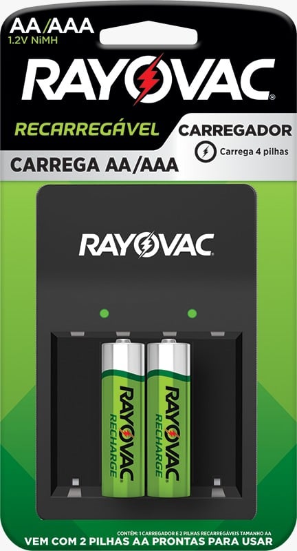 CARREGADOR DE PILHAS AA/AAA USB - SM-4