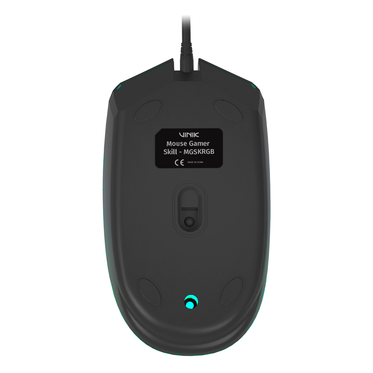 MOUSE GAMER VINIK SKILL 1200DPI RGB - MGSKRGB - Imagem 6