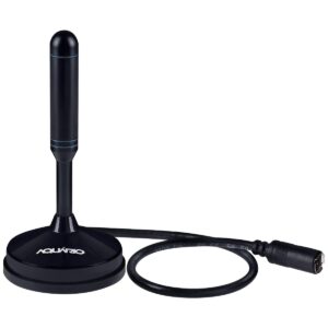 ANTENA DIGITAL HDTV 5 EM 1 VHF/UHF/FM/HDTV/4K USO INTERNO OU EXTERNO COM CABO 5 METROS DTV-150