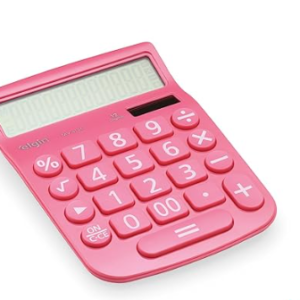 CALCULADORA DE MESA 12 DÍGITOS MV-4130 ROSA