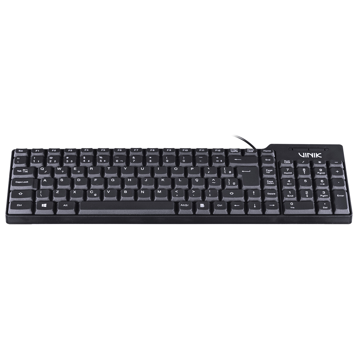 TECLADO USB COMPACTO DYNAMIC ABNT2 CABO 1.8M PRETO - DT150 - Imagem 5