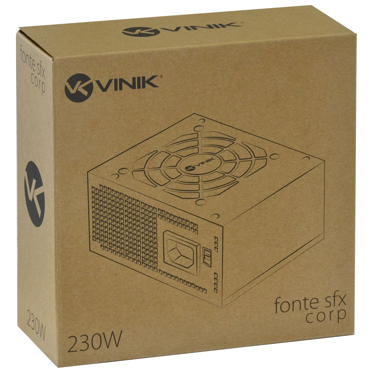 FONTE PARA GABINETE SLIM SFX 230W REAL BIVOLT CORP - VFS230 - Imagem 7