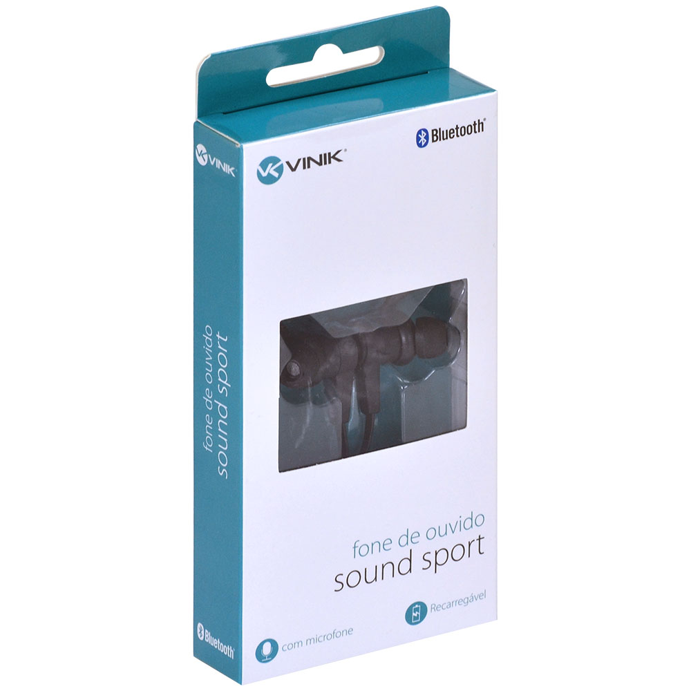 FONE DE OUVIDO SOUND SPORT BLUETOOTH COM MICROFONE - Imagem 5