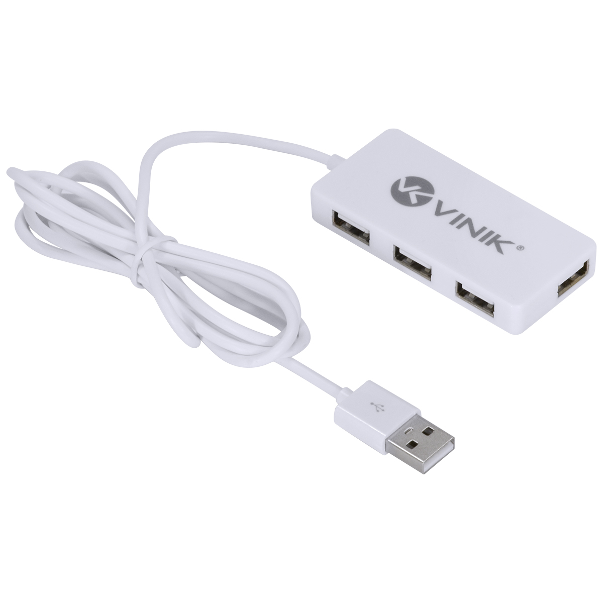 HUB USB 2.0 COM 4 PORTAS E 1,2M DE CABO BRANCO - HUV-20B - Imagem 4