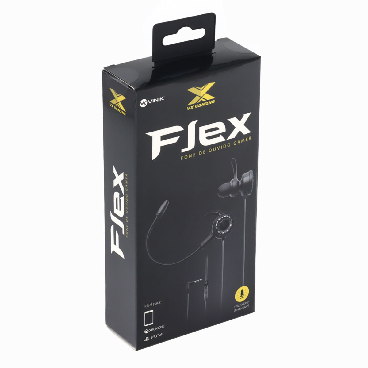 FONE DE OUVIDO GAMER PARA CELULAR FLEX COM MICROFONE DESTACÁVEL - Imagem 5