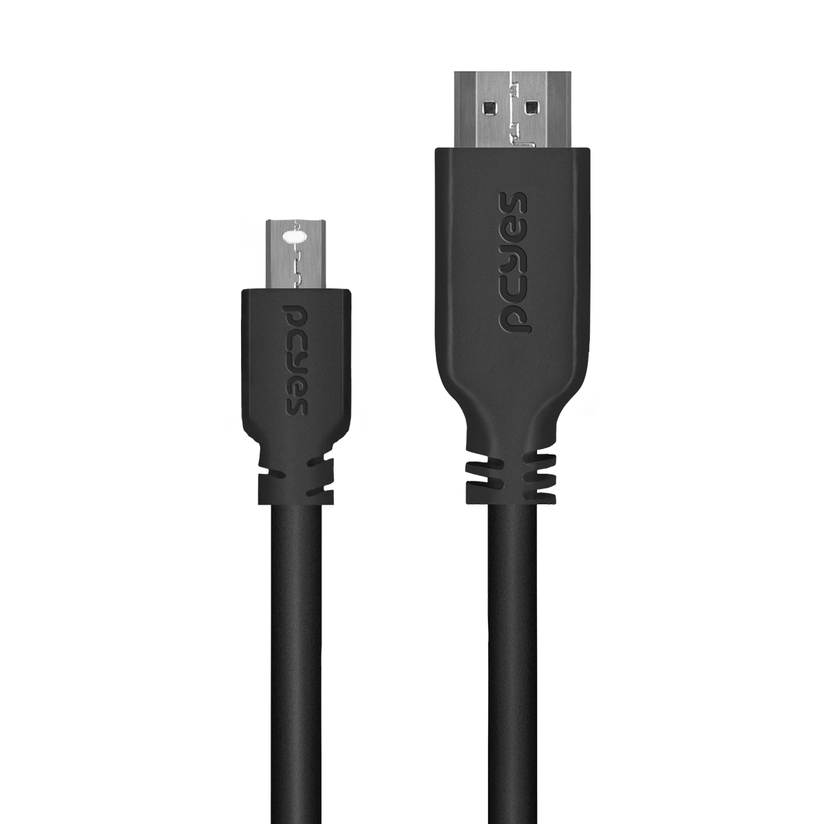 CABO MINI DISPLAYPORT MACHO PARA HDMI 2.0 MACHO 2 METROS - PMDPH-2 - Imagem 3