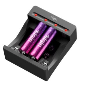 CARREGADOR DE PILHAS E BATERIA AA/AAA/9V E USB SCUSB ACOMPANHA 2 PILHAS AA 1500MAH PRETO - 46RSCUSB0000