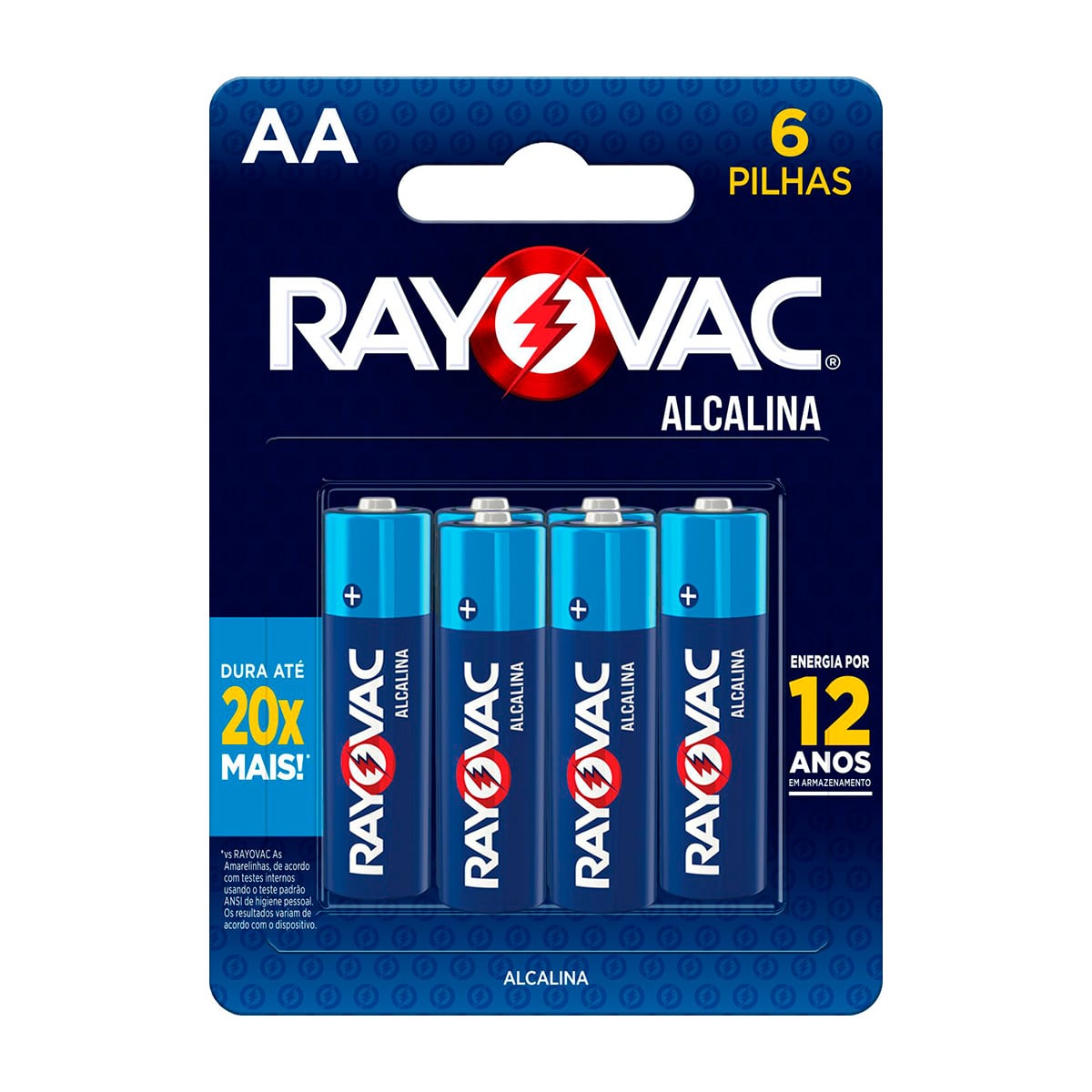 PILHA ALCALINA AA COM 6 L6P4 - 20871