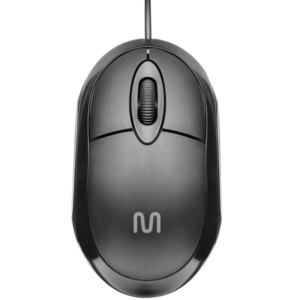 MOUSE ÓPTICO CLASSIC USB MF100 1200DPI CABO 1M PRETO - MO300