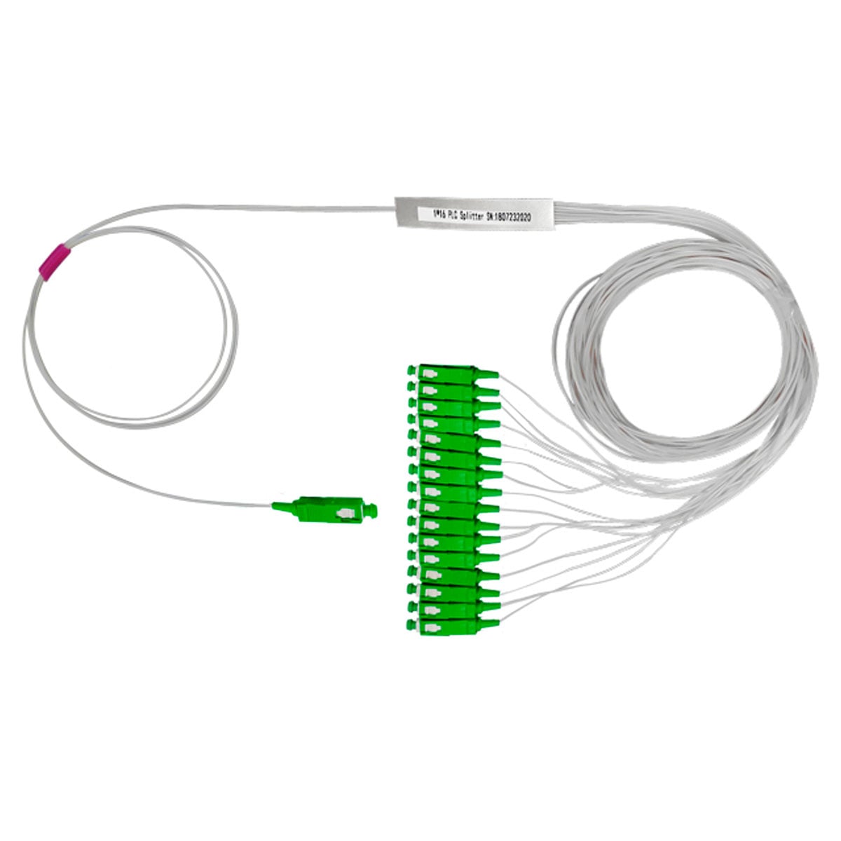 MINI SPLITTER ÓPTICO PLC-SC APC 1X16 NKLT-NMPL116110110441