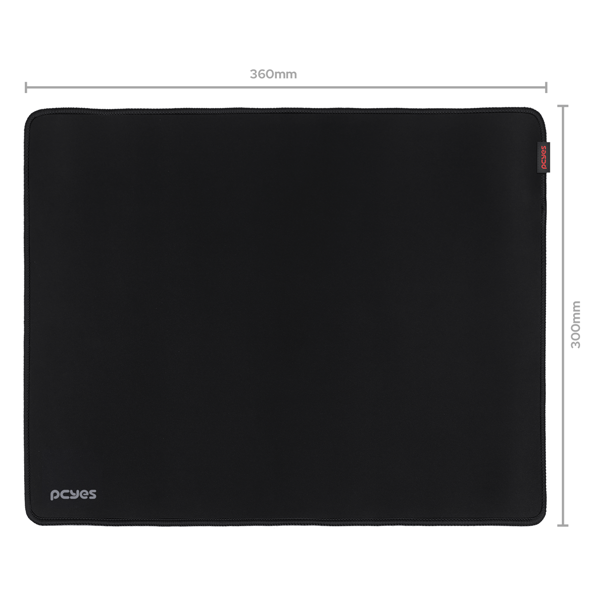 MOUSE PAD PCYES BLACK STANDARD - 360X300MM - PMC36X30B - Imagem 5