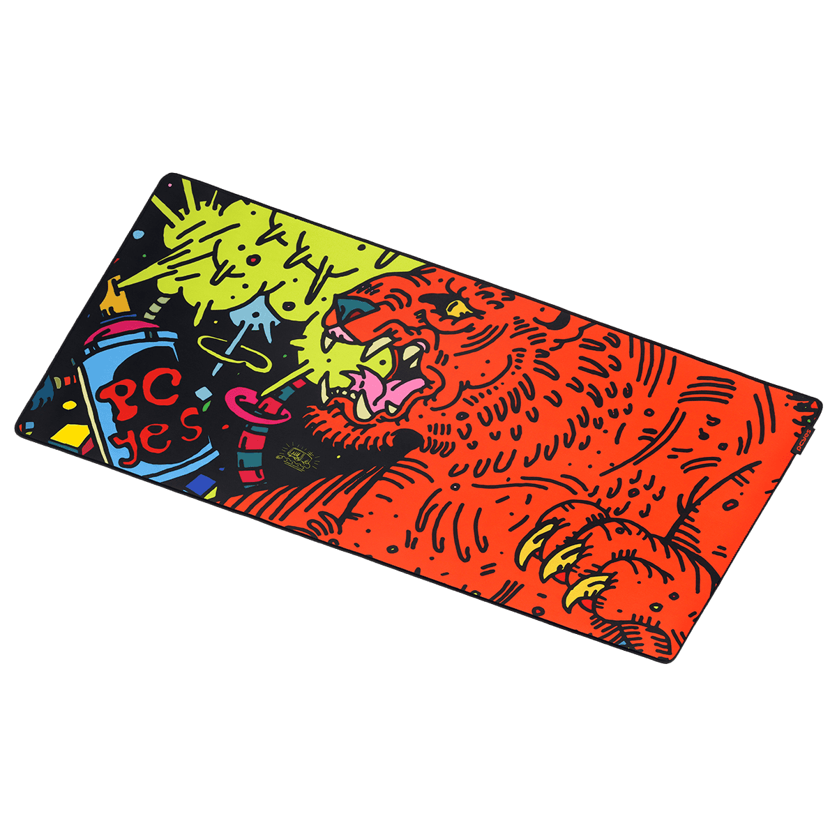 MOUSE PAD GAMER PCYES TIGER EXTENDED - 900 X 420MM - PMT90X42 - Imagem 4
