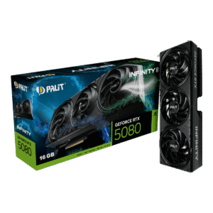 PLACA DE VIDEO PALIT GEFORCE RTX5080 INFINITY 3 16GB GDDR7 256BIT NE75080019T2-GB2035S