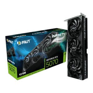 PLACA DE VIDEO PALIT GEFORCE RTX5070 INFINITY 3 12GB GDDR7 192BIT NE75070019K9-GB2050S